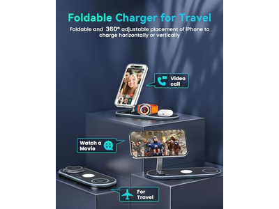 3 i 1 ladestation med magsafe oplader