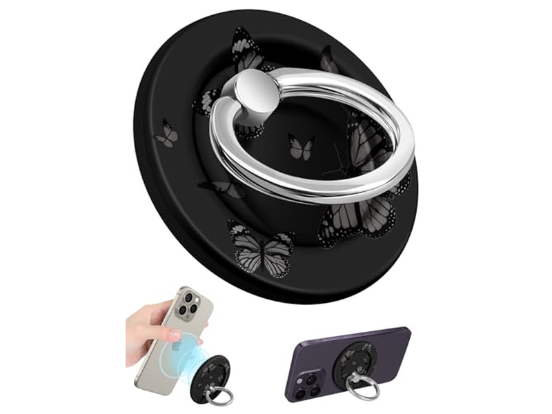 Magnetisk telefon ringholder kompatibel med MagSafe