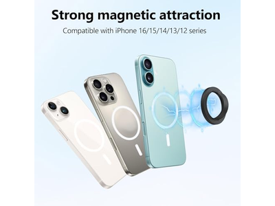 Magnetisk silikone ring greb telefon indehaver