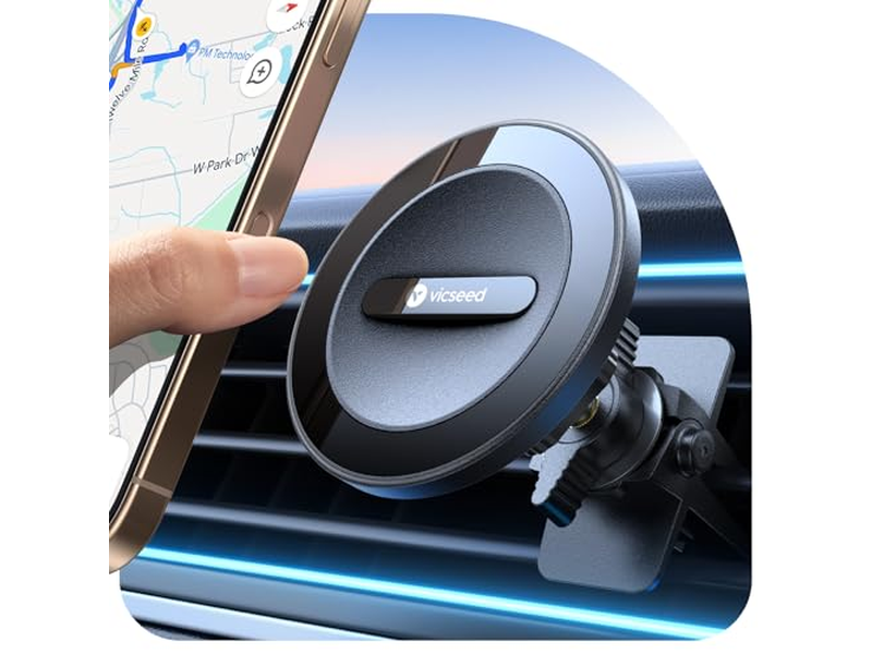 MagSafe Car Mount Black Strongest Magnetic Phone Holder