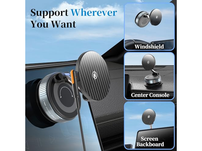 Magsafe bilmontering med trådløs oplader