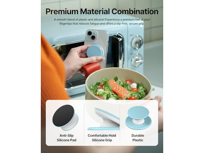 Magsafe telefongreb, blød silikone magnetisk fingergreb