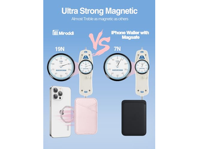 Magsafe tegnebog Magnetisk tegnebogskortholder