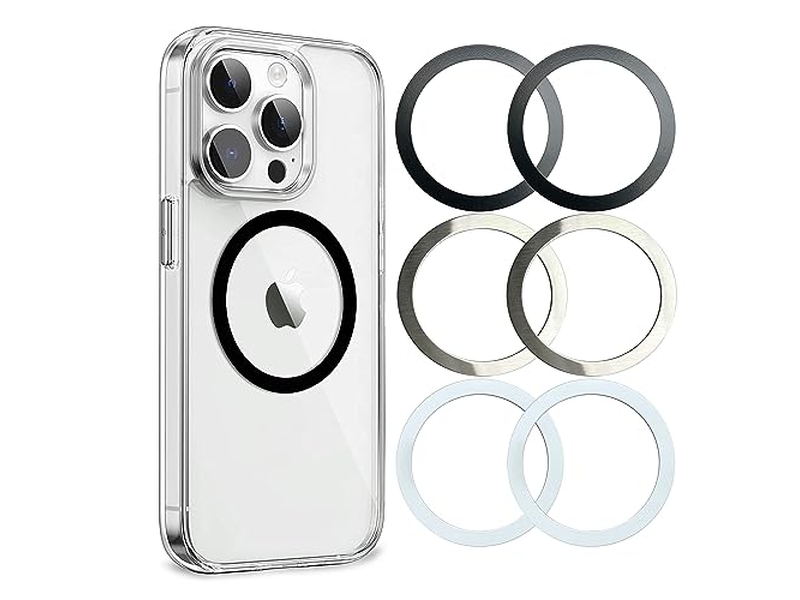 Universelle metalringe kompatible med magsafe klistermærke