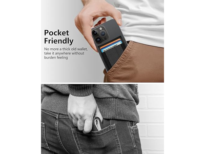 2-i-1 tegnebog med justerbar stativ og åbent ID-vindue Magnetisk 9 CA