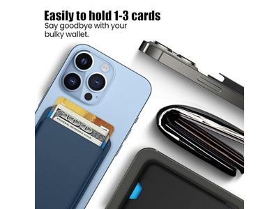 2 pak magnetisk tegnebog kompatibel med MagSafe til iPhone -kortholder