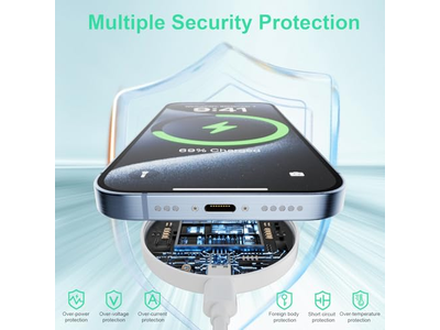 2Pack 15w Magnetisk trådløs oplader