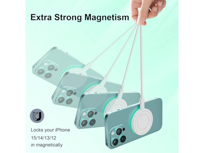 2Pack 15w Magnetisk trådløs oplader