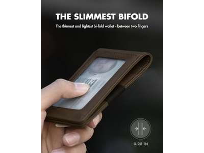 3 I 1 Magsafe Wallet -Slim Bifold Money Clip - Card Holder - Cash STR