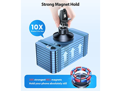 360 Justerbar magnetisk biltelefonholder Mount