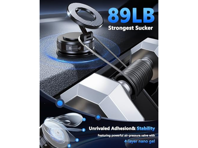 360 Justerbar Ultra Sugtion Cup Phone Holder