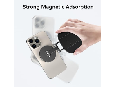 360 roterende metalbase sammenfoldelig mobiltelefonstativ