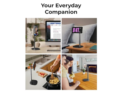 Justerbar magnetisk iPhone Stand til skrivebordet telefonholder
