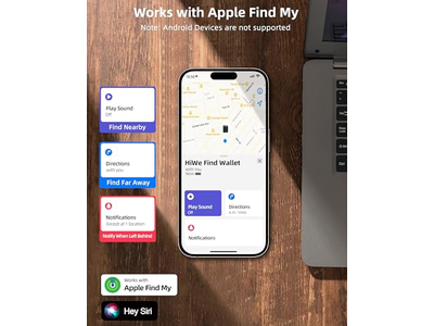 Anti-mistede mags-safe tegnebog med find mine RFID-læder magnetiske 5 kort