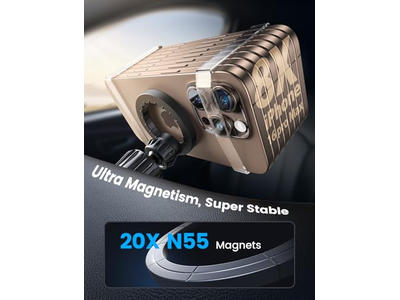 Bil dashboard udluftning Biltelefonindehaver passer til MagSafe Phone Case