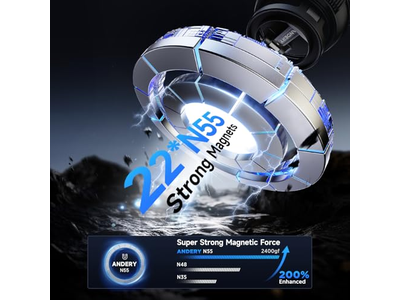 Biltelefonholder med stærk sug og magnetisk montering 360 -graders justerab