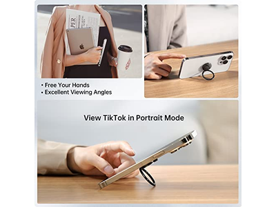 Mobiltelefon ringholder står 360 graders rotation fingerring kickstan