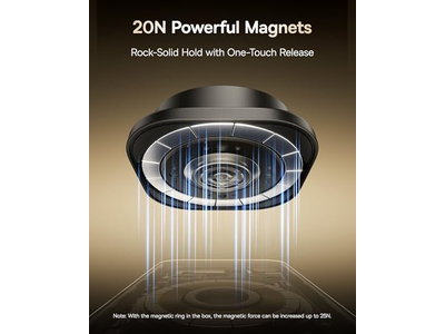 Dobbelt arm justerbar magnetisk telefon indehaver