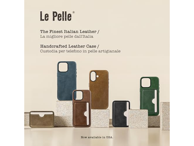 Håndlavet læderkort tegnebog - Slim Magnetic - 2 -Card Holder - Coco