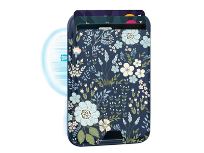 Magnetisk mobiltelefon tegnebogskort Holder-kompatibel med MagSafe Leathhe