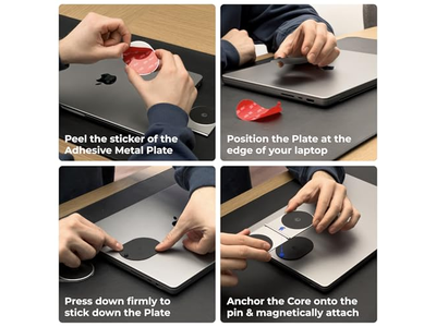 Magnetisk monteringstelefonholder står for computere og tabletter