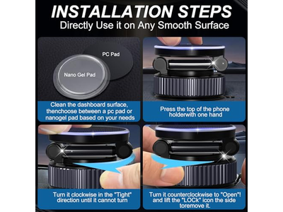 Magnetisk telefonopladningsholder til bil