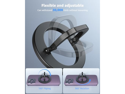 Magnetisk telefongreb og ringholder kompatibel med MagSafe Accessorie