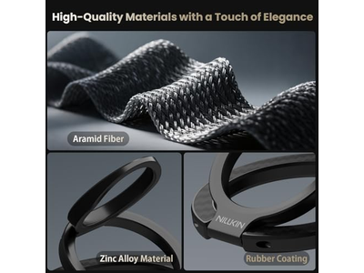 Magnetisk telefongrebstativ med aftagelig holder og adapter 360degree