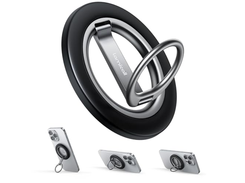 Magnetisk telefongreb står med 360 graders rotationsring til MagSafe Accesso