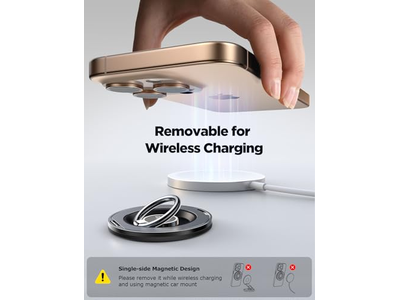 Magnetisk telefongreb står med 360 graders rotationsring til magsafe -enheder