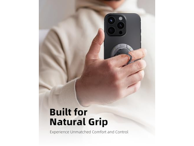 Magnetisk telefongreb står med fingerringholder og fidget -design