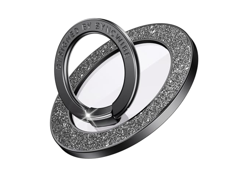 Magnetisk telefongreb med roterbar kickstand og aftageligt tilbehør