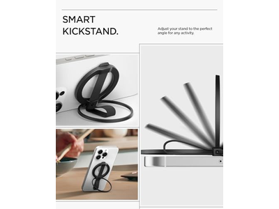 Magnetisk telefonholdergreb med fingerremsløjfe til magsafe og pixe