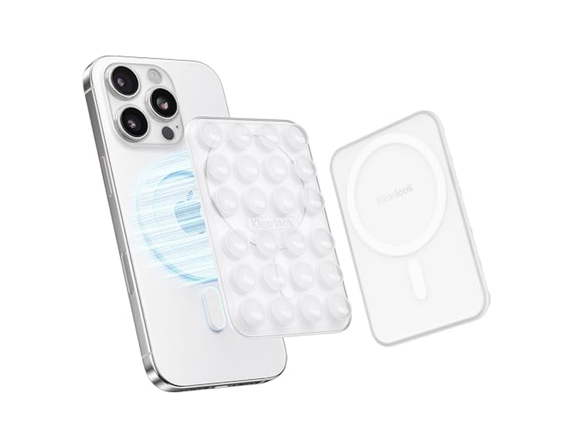 Magnetisk telefonmontering til aftagelig klistret grebholder gennemsigtig