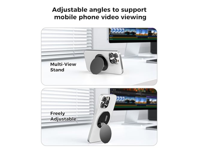 Magnetisk telefon ringholder og kickstand kompatibel med MagSafe