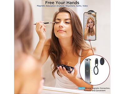 Magnetisk telefon ringholder og stå for gymnastiksalen kompatibel med bil Moun