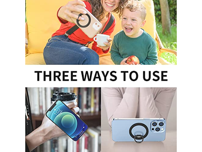 Magnetisk telefon ringholder til magsafe justerbar grebstativ fjernelse