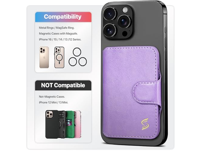 Magnetisk telefon tegnebogskortholder med RFID blokerer 5 slots til 7 CA