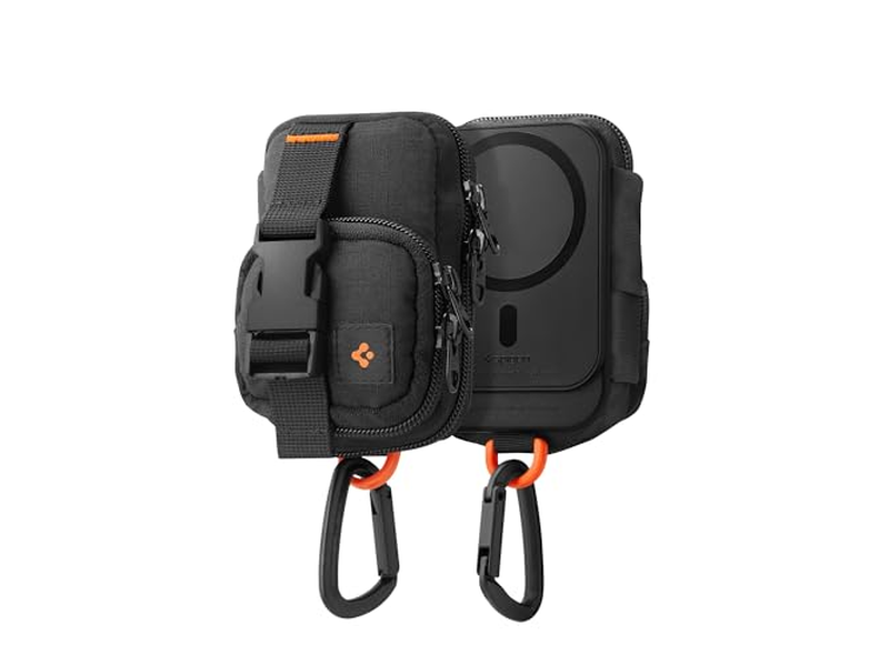 Magnetisk posearrangør til SSD og kortopbevaring med klip - sort