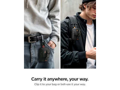 Magnetisk posearrangør til SSD og kortopbevaring med klip - sort