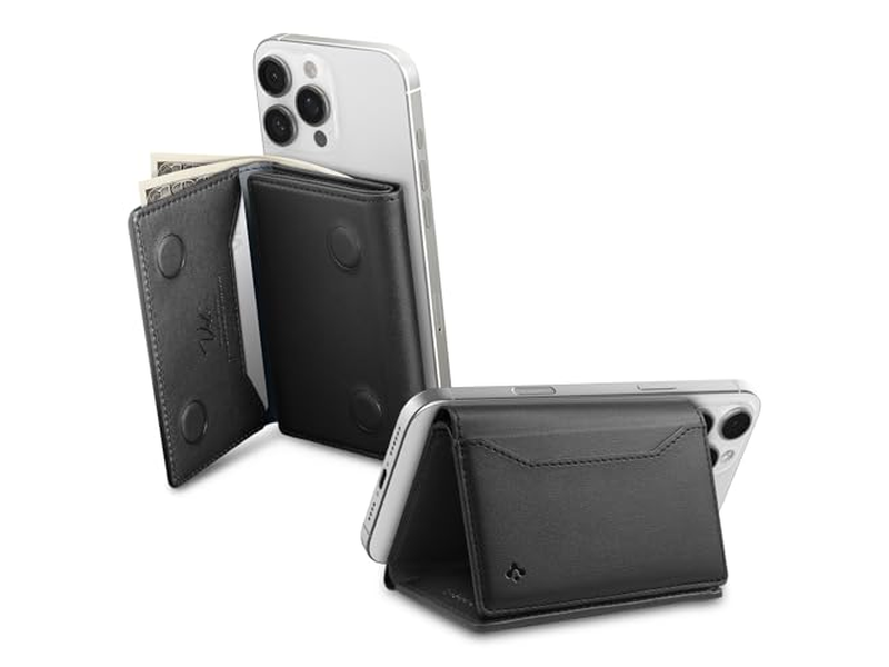 Magnetisk tegnebogskort Holder Cash Trifold Wallet Stand for MagSafe