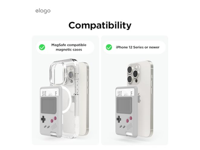 Magnetisk tegnebogskortholder til to kort, der er kompatible med MagSafe