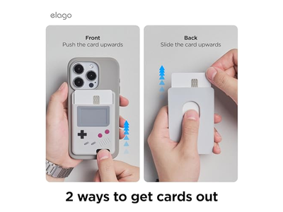 Magnetisk tegnebogskortholder til to kort, der er kompatible med MagSafe