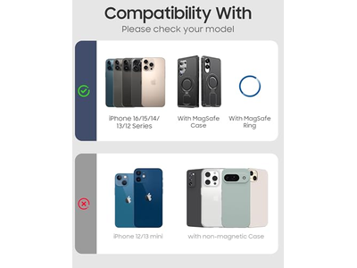 Magnetisk tegnebogskortholder holder 6-7 kort RFID-blokerende ultra-SLI