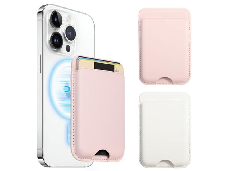 Magnetisk tegnebog kompatibel med MagSafe 2-pack-kortholder til iPhone