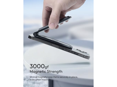 Magnetisk tegnebog til iPhone med justerbar stativ og RFID -blokering