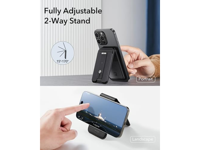 Magnetisk tegnebog til iPhone med find min funktionalitet og justerbare s