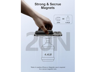 Magnetisk tegnebog til iPhone fungerer med Find min justerbare stand 9 CA