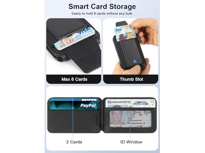 Magnetisk tegnebog til iPhone fungerer med Find min justerbare stand 9 CA