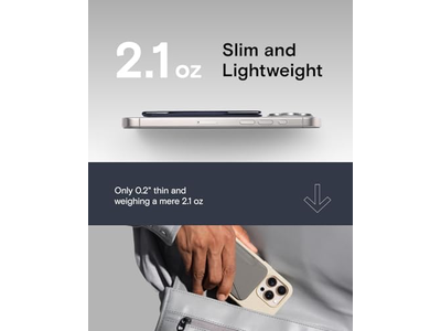 Magnetisk tegnebog står med vinkeljustering og MagSafe -kompatibilitet